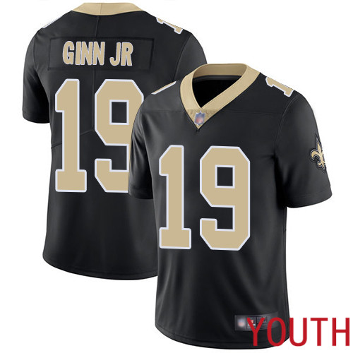 New Orleans Saints Limited Black Youth Ted Ginn Jr Home Jersey NFL Football #19 Vapor Untouchable Jersey->women nfl jersey->Women Jersey